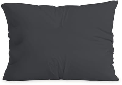 Zelesta Comfort Duo Kussensloop - Zacht zwart - 60x70cm - Set van 2 kussenslopen