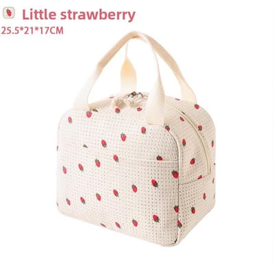 Sac à lunch Étudiant Employé de bureau Boîte à lunch Sac isotherme Imperméable Portable Mignon Sac Bento