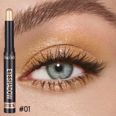 Oogschaduw Stick Goud Champagne – Langhoudende Crème Oogschaduw met Shimmer Finish – Waterproof Eyeshadow Stick