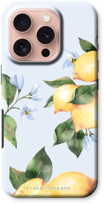 Case Company® - Hoesje geschikt voor iPhone 16 Pro hoesje - Orchard Sun - Tough Case - Maximale Bescherming alle Kanten en Schermrand