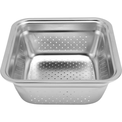 BBQ Grillmand voor OG701 4 Quart 304 Roestvrij Staal Anti-aanbak Buiten Grillen Knapperig Bakken Frituurpan L(for 6.5-9kg) gray