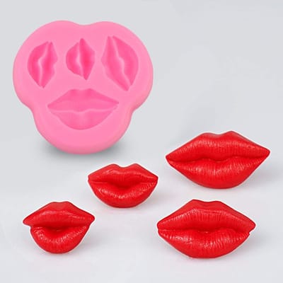 Dailygoods- Siliconen Vorm - Kegelvorm/Lippenvorm - Bakgereedschap - Food-grade Silicagel - Duurzaam - Makkelijk Schoon Te Maken - Cakevorm