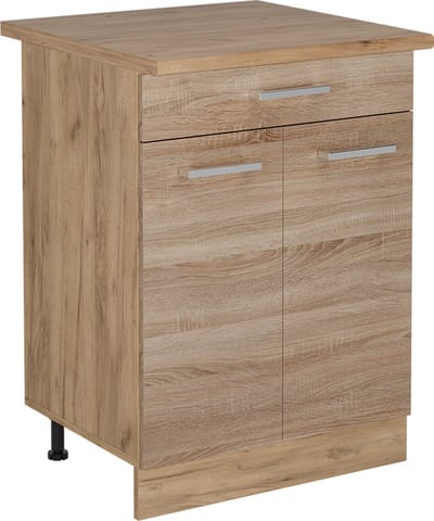 Vicco R-Line Keukenonderkast – 60 cm met lade, WB Eik Sonoma
