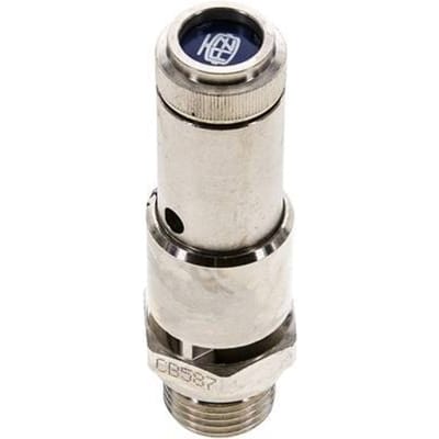 G 1/2'' vernikkeldMessing Vooringesteld Overdrukventiel 1 Bar DN 10 - SFL-BN-10-1-012