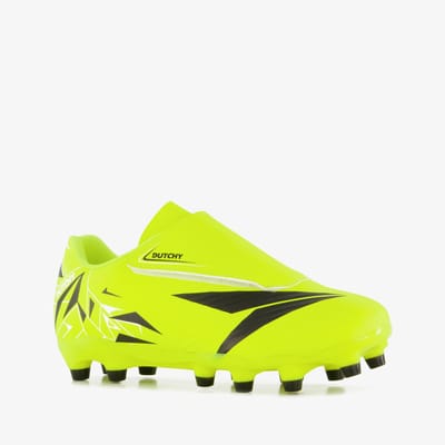 Dutchy FG kinder voetbalschoenen geel zwart - Maat 26 - Uitneembare zool