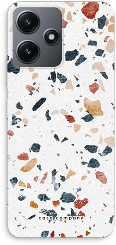 Case Company® - Hoesje geschikt voor Xiaomi Redmi 12 hoesje - Terrazzo N°4 - Soft Cover Telefoonhoesje - Bescherming aan alle Kanten en Schermrand