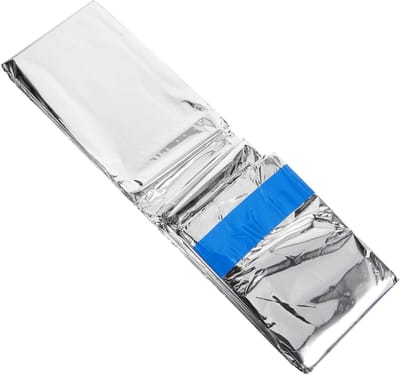 Noodzakelijke Slaapzak - Overlevingsdeken - Buiten Overleven - Ruimte Stijl - 1 eenheid - Zilver