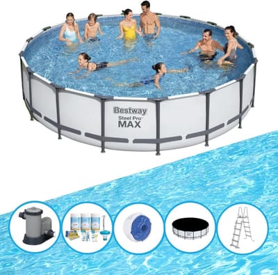 Bestway Zwembad Steel Pro MAX - Zwembadpakket - 549x122 cm