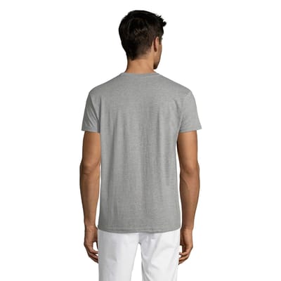 SOLS Unisex Regent Melange Slim T-shirt voor volwassenen (Grijze Melange)