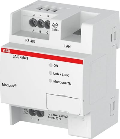 ABB Energiedata-gateway System pro M compact QA/S4.64.1 Energy Analyzer Modbus 64