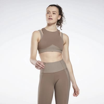 Reebok Studio Layered Bra Top Dames - Maat S