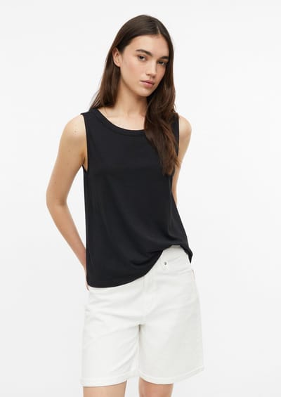 T-shirt van jersey met ronde hals en vrouwenmotief s.Oliver
