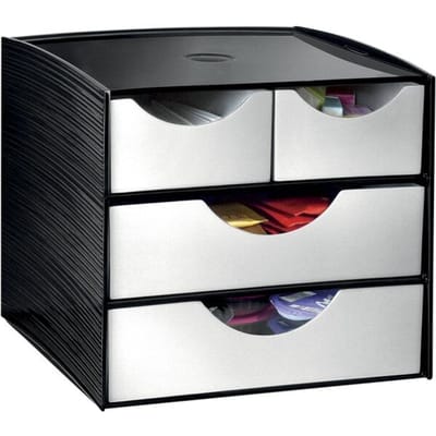 Take A Break by CEP ladenblok voor koffiehoek, ft 18,6 x 18,5 x 17,5 cm, zwart/grijs