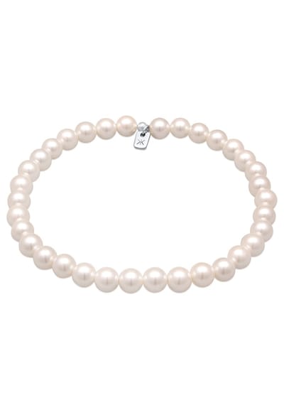 KUZZOI - Armband - Heren Trend Elegant met schelpkern parels in 925 sterling zilver - Dames