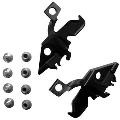 Nekbrace Onderdelen - Reserve Pin Set - Motor Veiligheid - Specifieke Pasvorm - Zwart
