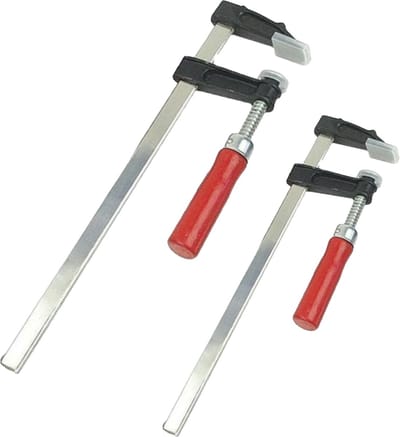 Snelspan lijmklemmen set - 4x - verzinkt staal - bereik 150 en 250 mm - lijmtang
