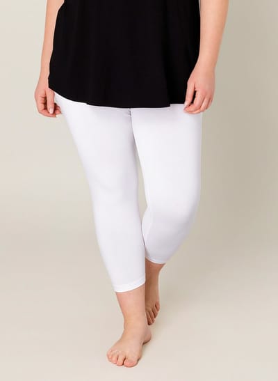 BASE LEVEL CURVY Audrey Legging - White - maat X-0(44)