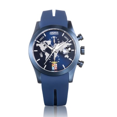 Locman - 0618B02S-BLAMVESB - Polshorloge - Heren - Kwarts - Amerigo Vespucci Island Chrono