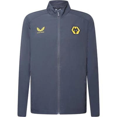 Castore Wolverhampton Wanderers FC-voetbaljas voor heren (Ebbenhout)