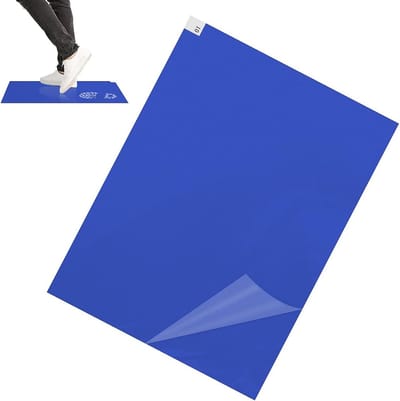 Set van 2 Antislip Schoonmaakmatten voor Binnen, Perfect voor Deur, Patio en Huisdieren - 60 x 45 cm