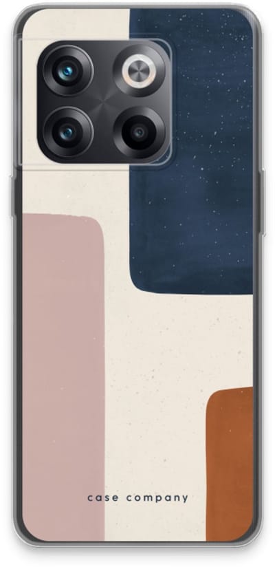 Case Company® - Hoesje geschikt voor OnePlus 10T hoesje - Geo #5 - Soft Cover Telefoonhoesje - Bescherming aan alle Kanten en Schermrand