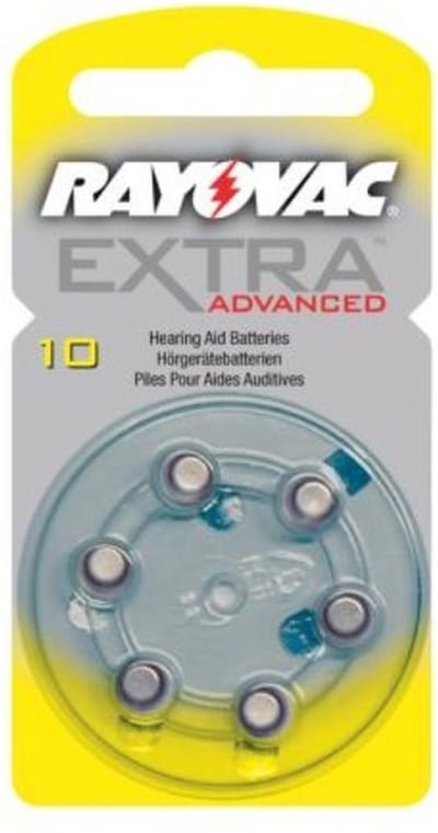 Rayovac Knoopcel Batterij 10 PR70 6stuk(s) 1.4V 0.105Ah