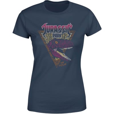 Jurassic Park Raptor Women's T-Shirt - Blauw - S