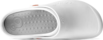 Schu'zz Schuzz herenklompen voor beroepsgebruik PROTEC Homme effen Blanc & Gris / Wit
