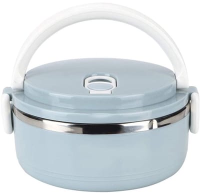 Warmte-isolerende voedselcontainer, draagbare roestvrijstalen warmte- en koude-isolerende lunchbox voor studenten, kantoor, 1-laags