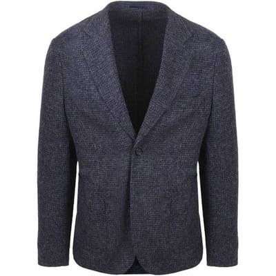 Suitable Knitted Colbert Unlined Donkerblauw (navy) - Maat 46 - Heren blazer