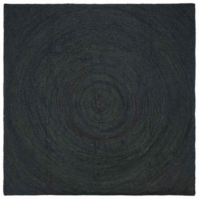 vidaXL - Vloerkleden - Donkergrijs - 200 - x - 200 - cm - Jute