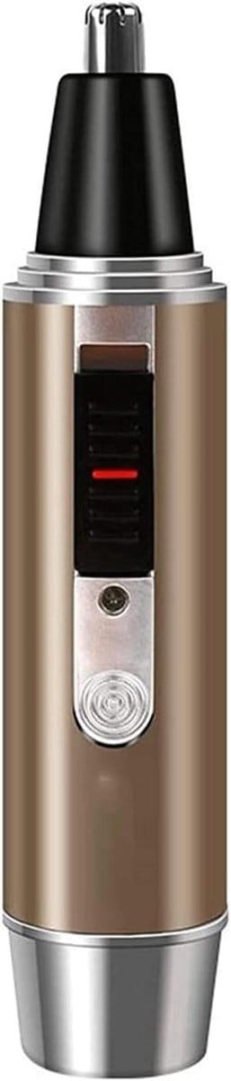 Neus en Oor Trimmer - Gezichts Haarverwijderaar - Persoonlijke Verzorging - USB Oplaadbaar - Compact Formaat - Bruin