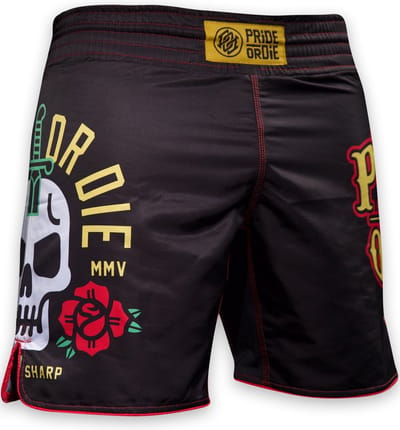 Pride or Die Fight Shorts Stay Sharp Vechtsportbroek - XXXL - Jeans Maat 40