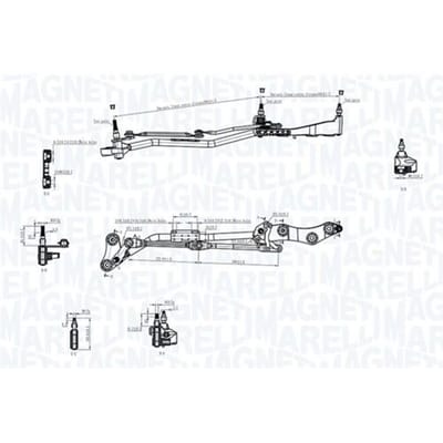 Wisserarm MAGNETI MARELLI 085570730010