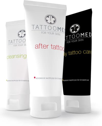 TattooMed® | Tattoo nazorg | All in bundel 100ml + beschermende second skin tattoo folie