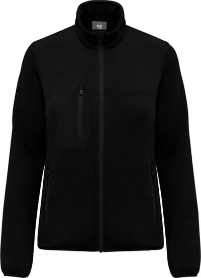 WK. Designed To Work Gerecycled damesjasje in polytricot WK9109 - Black - 3XL