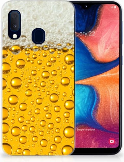 Samsung Galaxy A20e Siliconen Case Bier