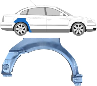 Reparatiepaneel achterspatbord voor Volkswagen Passat B5 1996-2005 / Rechts