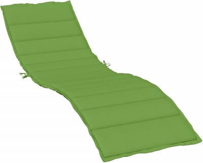 vidaXL - Ligbedkussen - 200x60x4 - cm - stof - gemêleerd - groen