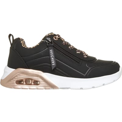 Skechers UNO LITE 2.0 - LEOPARD STRIDE Meisjes Sneakers - Multi / Zwart