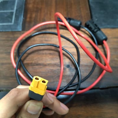 Zonnepaneel XT60 Kabel - Solar Oplaadkabel 4mm² naar XT60 Stekker voor 20A Connecties