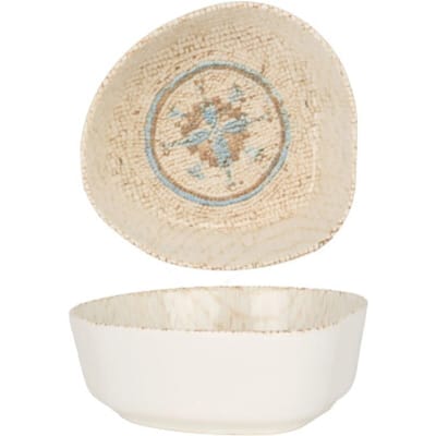 Rinart Kommetje - Celest - Porselein - 15 cm (550cc) - set van 6