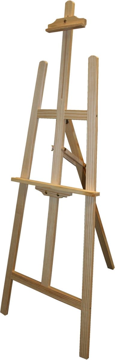 Benson houten schilders doeken ezel standaard staand model 140 cm - Schilderijen maken