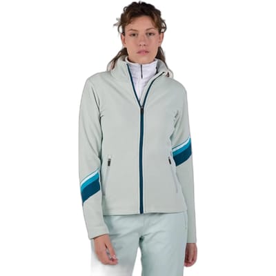 Rossignol Strawpile Fleece Met Volledige Rits Grijs L Vrouw
