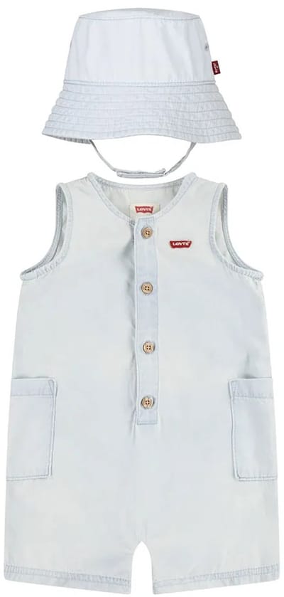 Levi´s ® Kids 6ek229 Set Zonder Mouwen Blauw 18 Months Kinderen