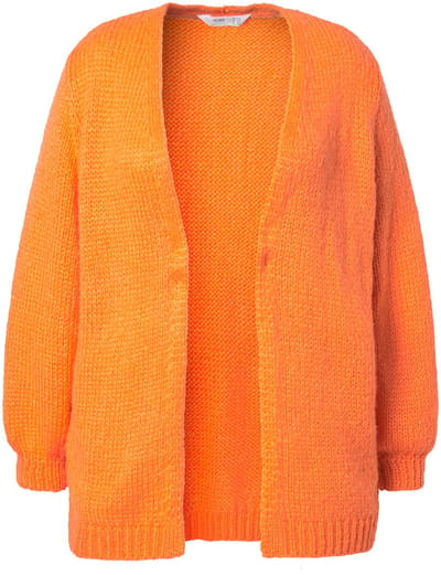 Angel of Style - Dames - Vest straight fit ballonmouwen - Oranje - Maat 46+