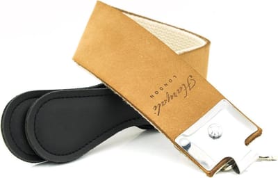 Scheerriem - Premium lederen riem slijpmes voor scheermesjes Lederen strop Brede scheermesslijper (leren riem voor scheermesslijper) - Bruin