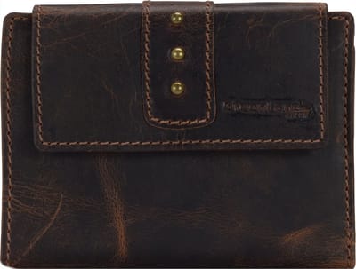 Greenland Nature Klassieke portemonnee leer 12,5 cm - Dames - Horizontaal - brown