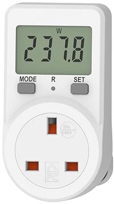 Energiekostenmeter met 5 Modi - Elektriciteitsverbruik Monitor voor Thuisgebruik