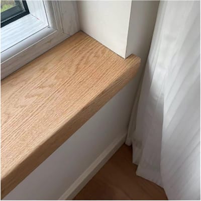 Vensterbank Beschermer - Dorpel Cover - Interieur Verbetering - Op Maat Te Knippen - Aanpasbaar Formaat - Houtafwerking